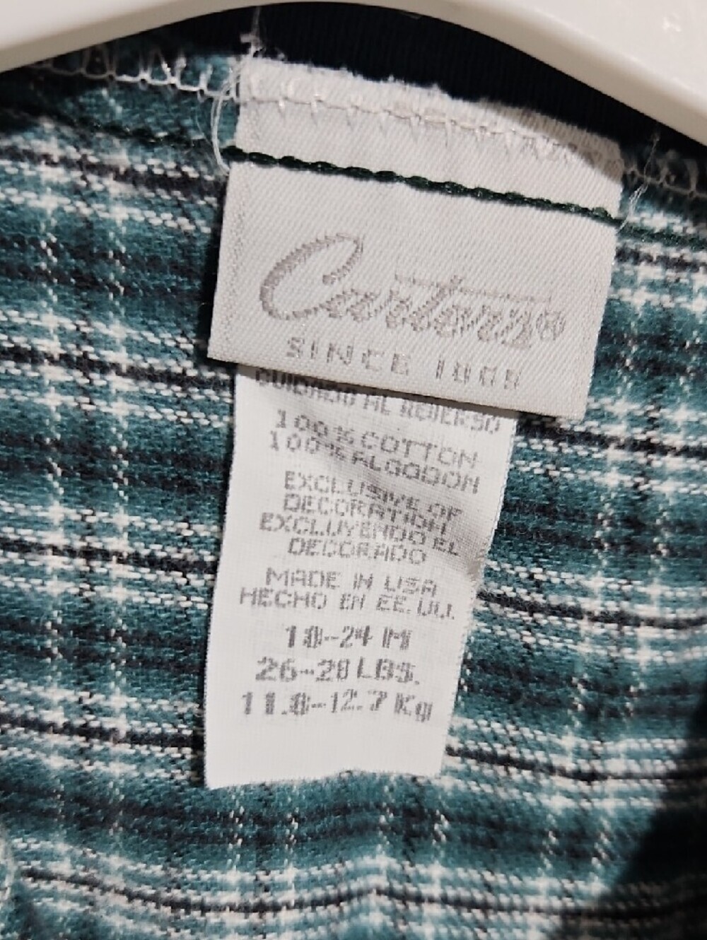 90s Vintage Plaid Woodland Sleeper - Picture 3 of 6